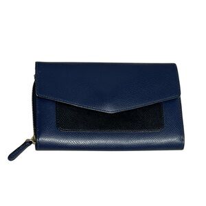VERA BRADLEY Navy / Black Large Wallet